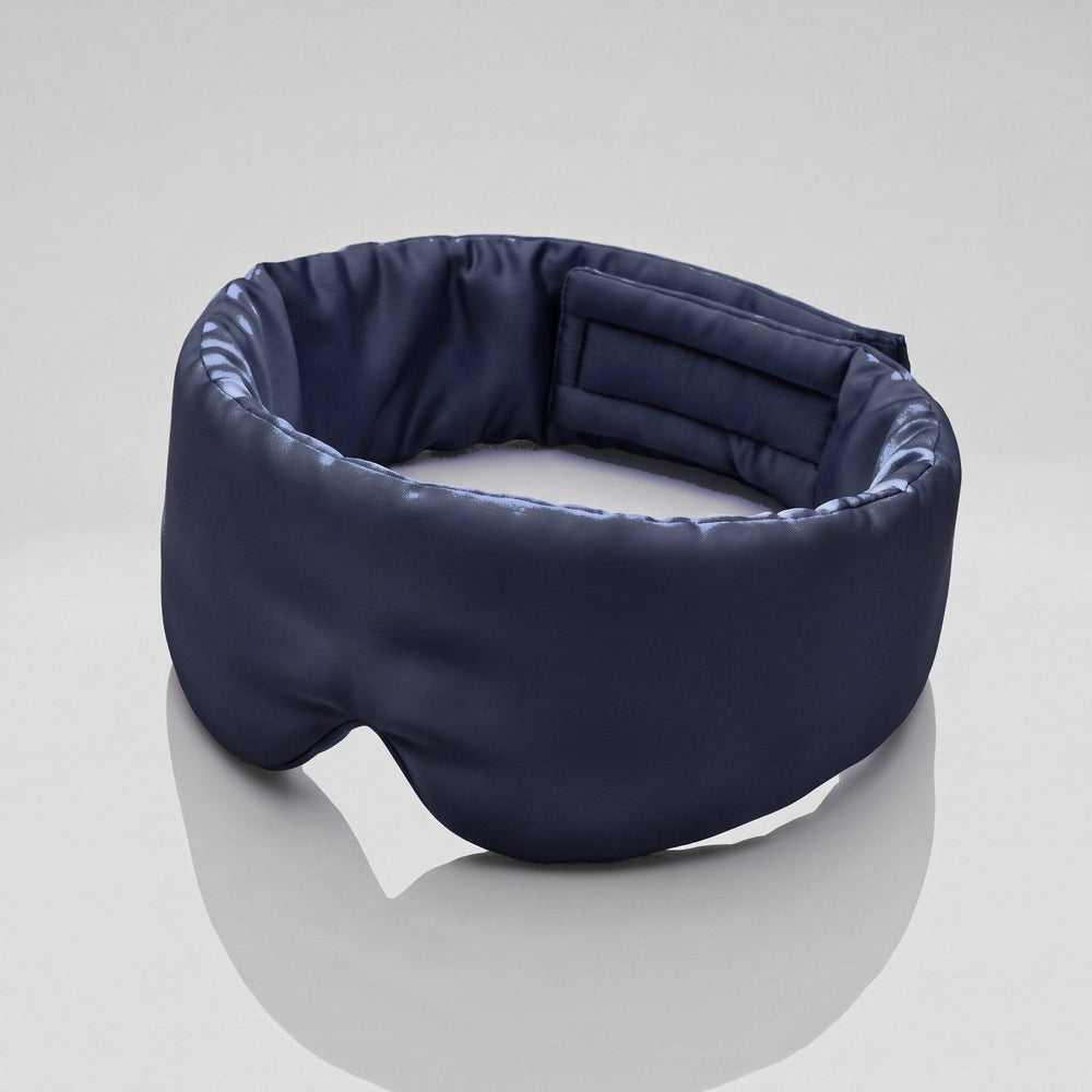 Vespré Silk Sleep Mask in Navy