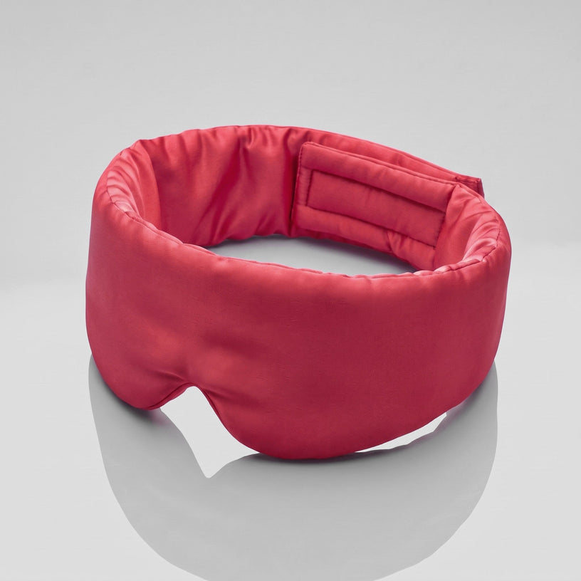 Vespré Silk Sleep Mask in Red