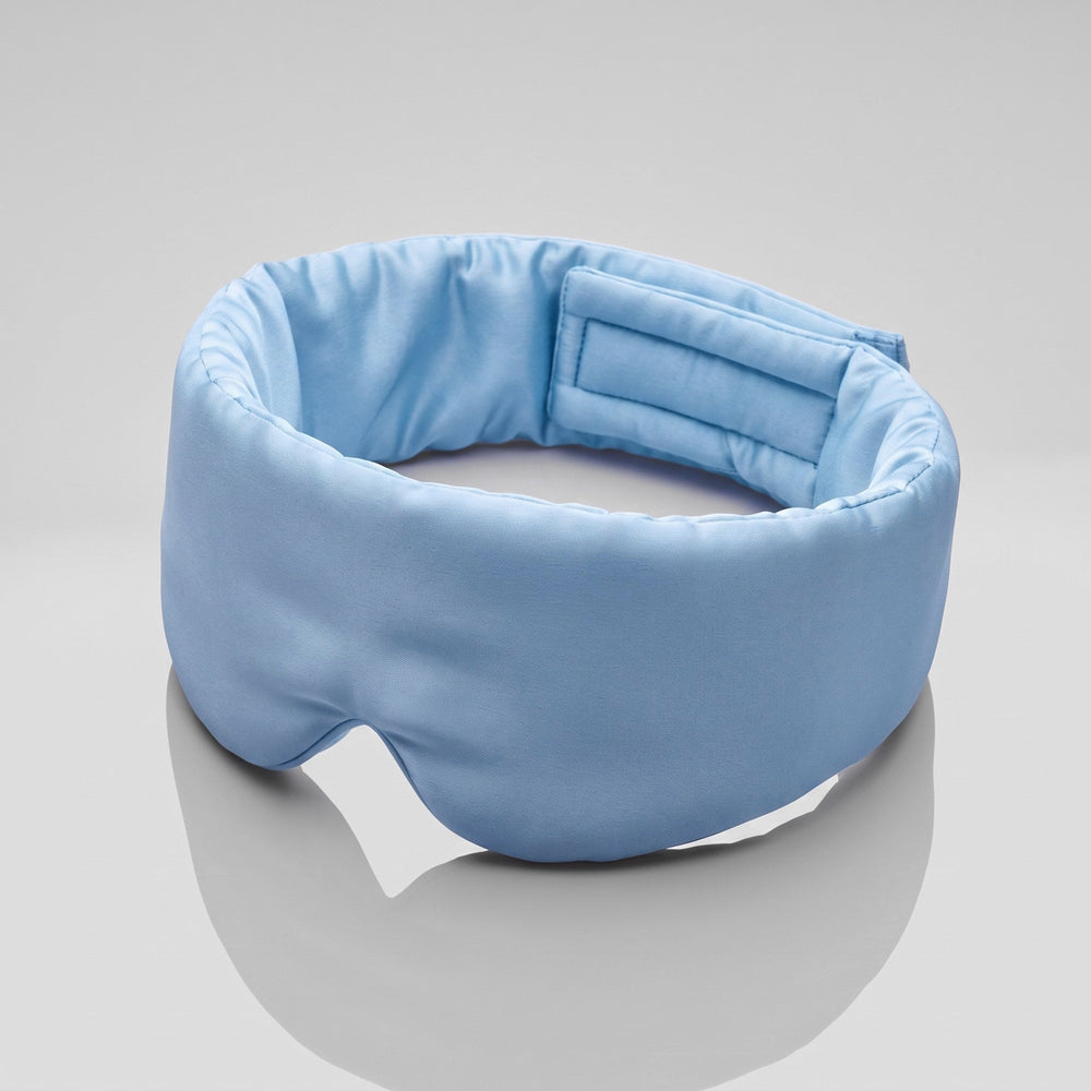 Vespré Silk Sleep Mask in Sky Blue