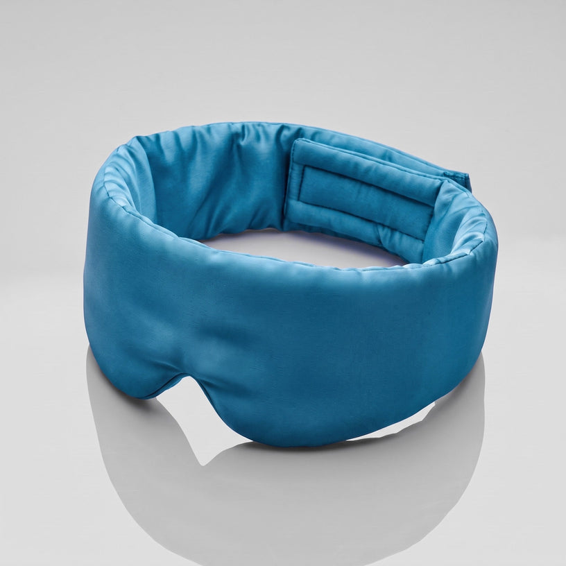 Vespré Silk Sleep Mask in Teal