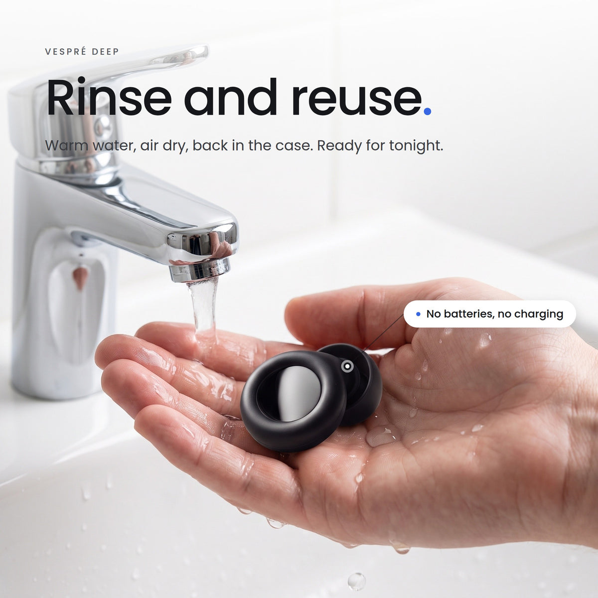 Rinse and reuse. Warm water, air dry, back in the case. Ready for tonight.